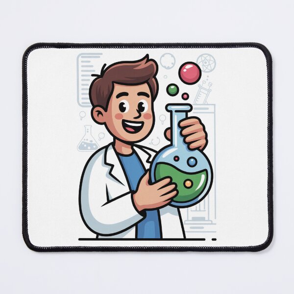 Item preview, Lab Tech With Test Tubes designed and sold by McVrax.