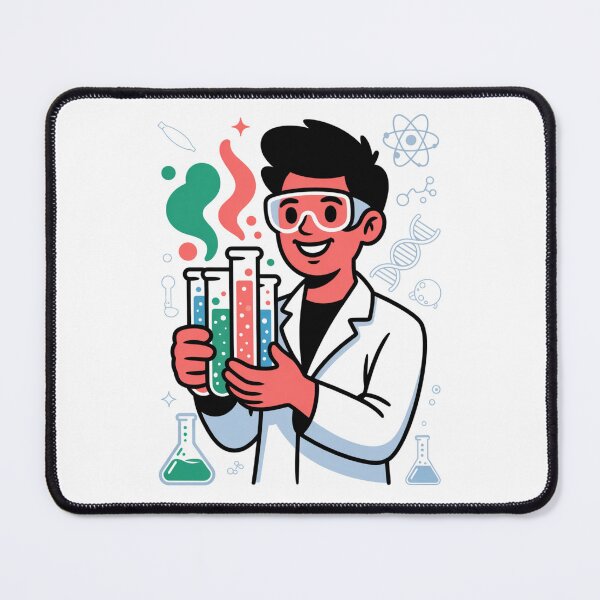 Item preview, Lab Tech With Test Tubes designed and sold by McVrax.