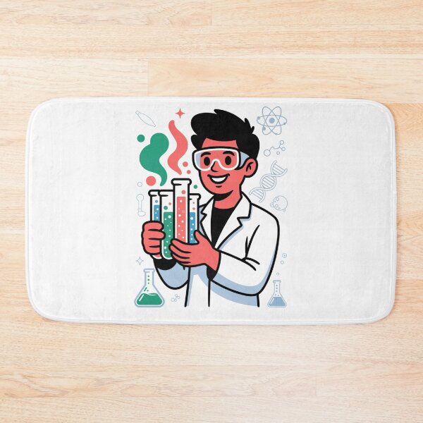 Item preview, Lab Tech With Test Tubes designed and sold by McVrax.