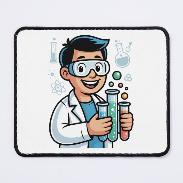 Item preview, Lab Tech With Test Tubes designed and sold by McVrax.