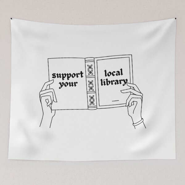Item preview, Support Your Local Library designed and sold by lavndershrtdays.