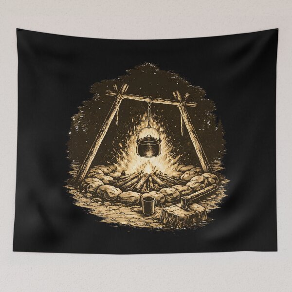 Item preview, Survival Campfire at Night designed and sold by Tactical Override.