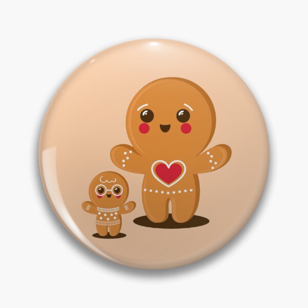 Item preview,  Cute New Year Gingerbread Cookies Cartoon with Glasses designed and sold by nada-art.