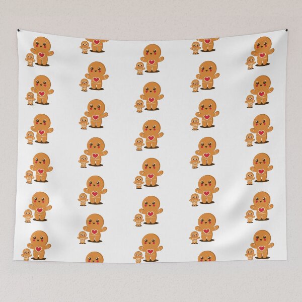 Item preview,  Cute New Year Gingerbread Cookies Cartoon with Glasses designed and sold by nada-art.