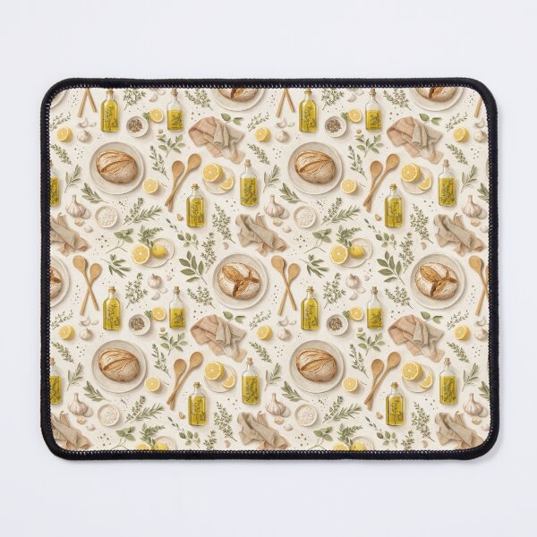 Item preview, Modern Kitchen Aesthetic Pattern | Minimal Culinary Lifestyle Food Illustration designed and sold by MeghannsMinimalMeals.