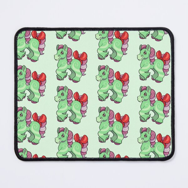 Item preview, Pretty Green Pony Red Bow - Wintergreen designed and sold by BumbleBites.