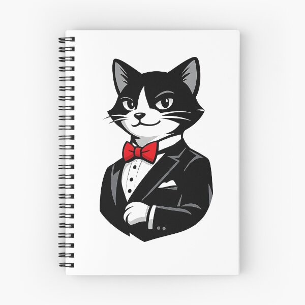Item preview,  Dapper Cat – Classy Tuxedo Logo designed and sold by Dax Studio.