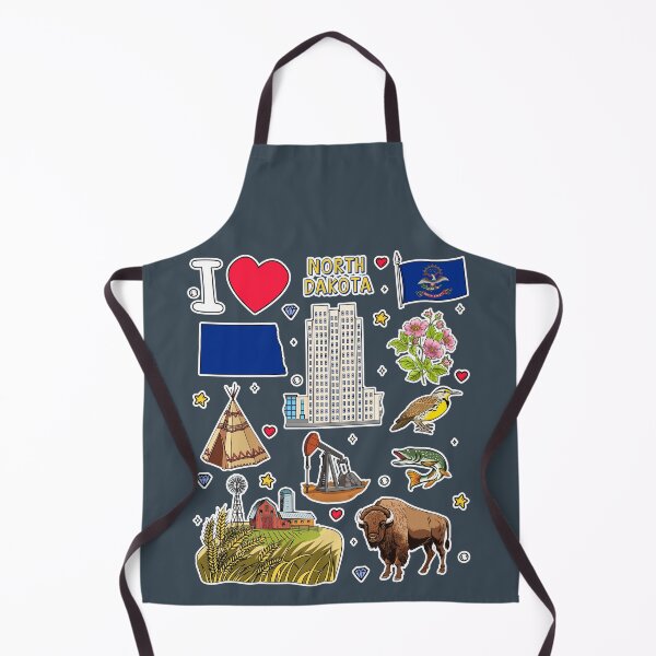 Item preview, North Dakota State Pride, Icons & Symbols Sticker Pack Style designed and sold by mashmosh.