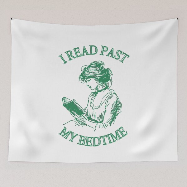 Item preview, I Read Past My Bedtime designed and sold by lavndershrtdays.