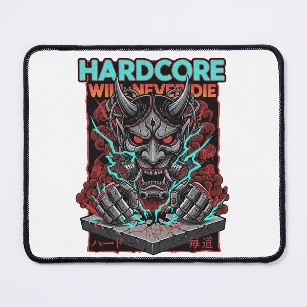 Item preview, Hardcore will never die hannya mask designed and sold by RichTeeDesigns.