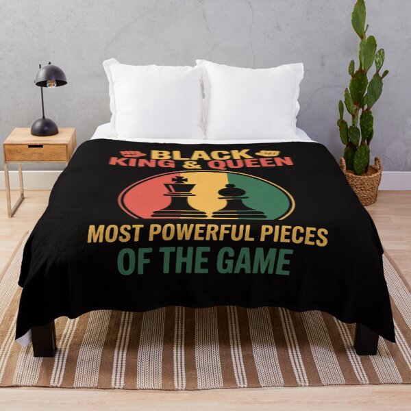 Item preview, Black King and Queen Most Powerful Piece of the Game designed and sold by HesterFoley.