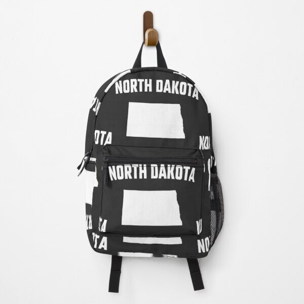 Item preview, North Dakota State Map Outline - Minimalist White Design designed and sold by mashmosh.