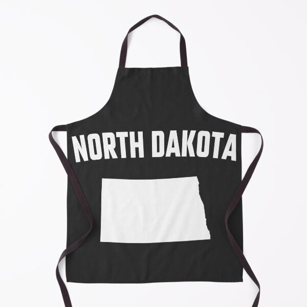 Item preview, North Dakota State Map Outline - Minimalist White Design designed and sold by mashmosh.