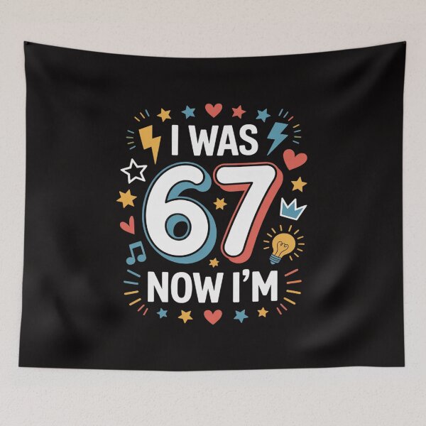 Item preview, 7 Year Old Birthday I was 6 Now I'm 7 Tee designed and sold by HesterFoley.