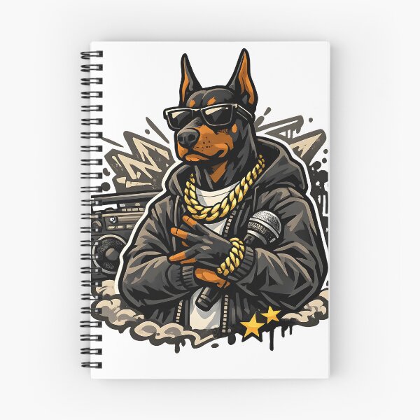 Item preview, Doberman Rapper – Street Style Dog Logo designed and sold by Dax Studio.