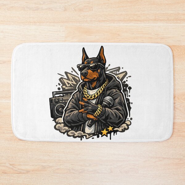 Item preview, Doberman Rapper – Street Style Dog Logo designed and sold by Dax Studio.