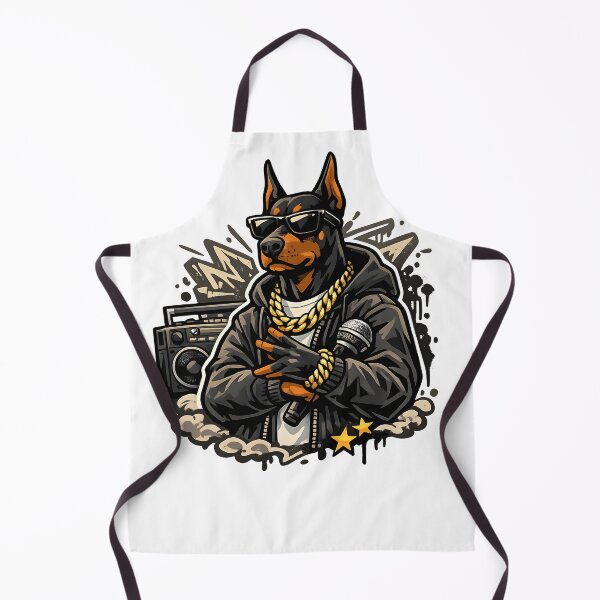 Item preview, Doberman Rapper – Street Style Dog Logo designed and sold by Dax Studio.