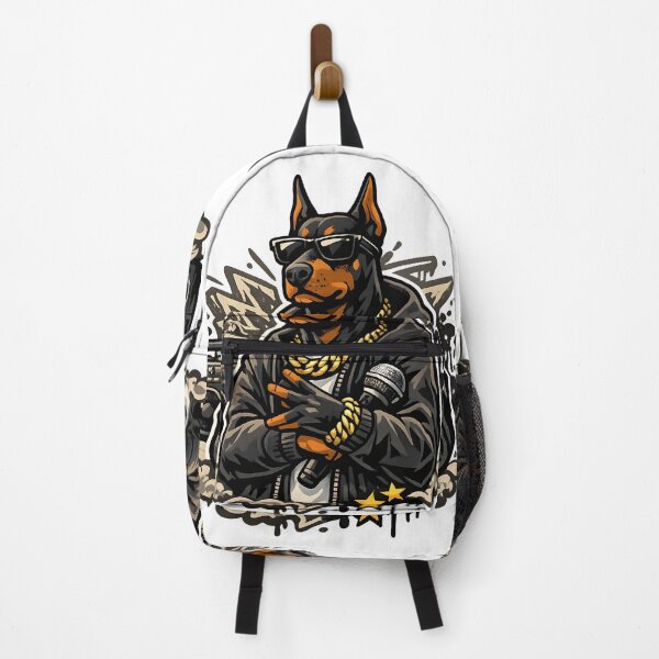 Item preview, Doberman Rapper – Street Style Dog Logo designed and sold by Dax Studio.