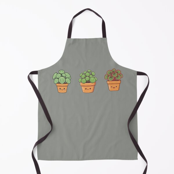 Item preview, Cute Kawaii Potted Plants - Trio of Happy Succulents designed and sold by Pukisdaizi.