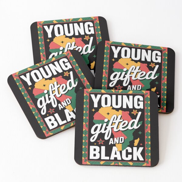 Item preview, Black History Month African Maps Young Gifted & Black Pride designed and sold by HesterFoley.