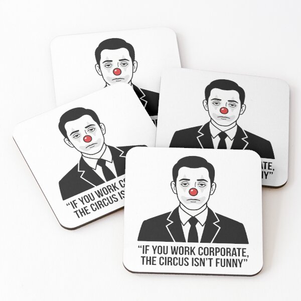 Item preview, Corporate Clown – If You Work Corporate, the Circus Isn’t Funny designed and sold by MagicMicki.