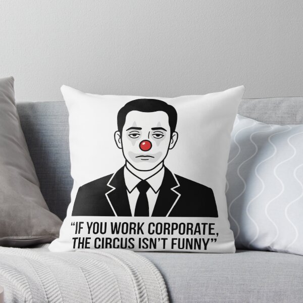 Item preview, Corporate Clown – If You Work Corporate, the Circus Isn’t Funny designed and sold by MagicMicki.
