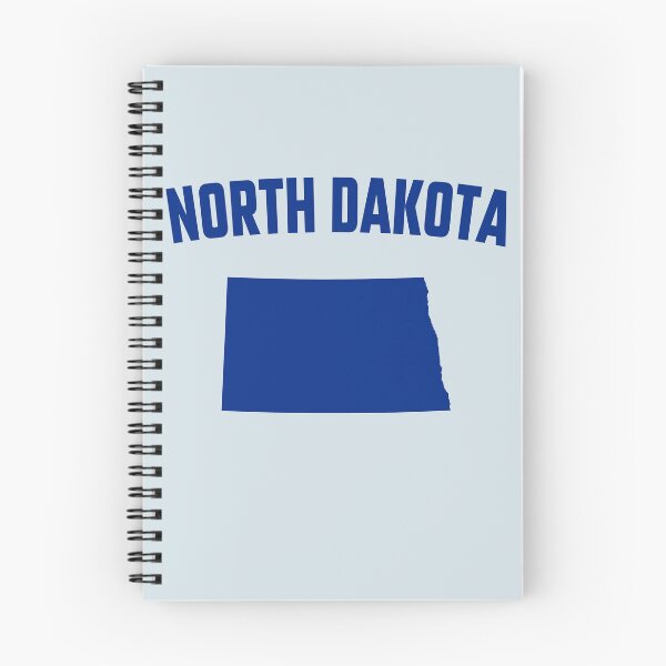 Item preview, North Dakota State Pride - Classic Blue Silhouette Map designed and sold by mashmosh.