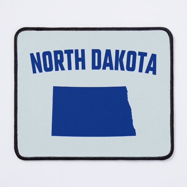 Item preview, North Dakota State Pride - Classic Blue Silhouette Map designed and sold by mashmosh.