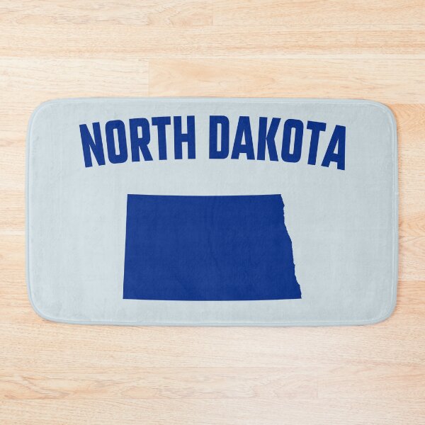 Item preview, North Dakota State Pride - Classic Blue Silhouette Map designed and sold by mashmosh.