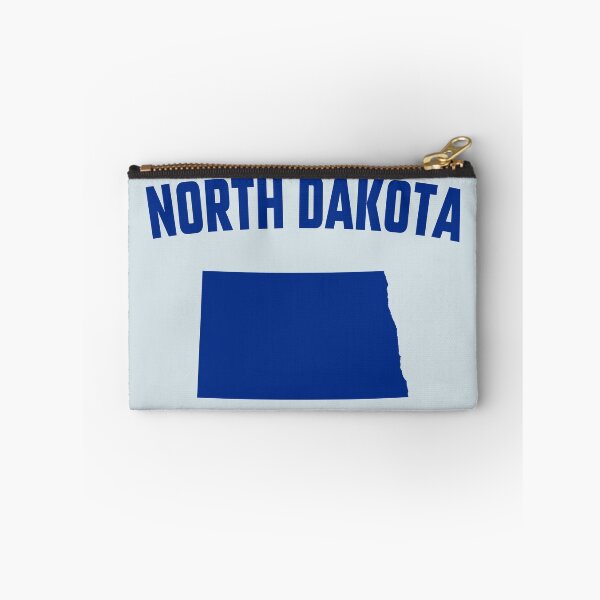 Item preview, North Dakota State Pride - Classic Blue Silhouette Map designed and sold by mashmosh.