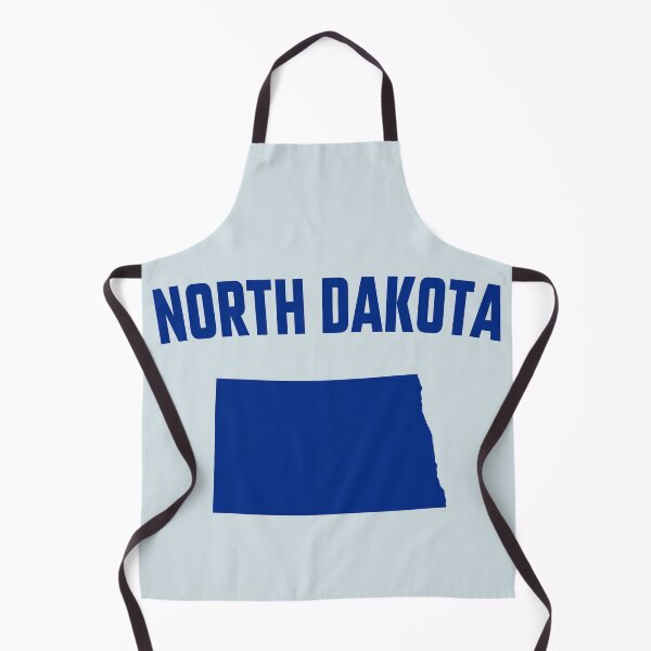 Item preview, North Dakota State Pride - Classic Blue Silhouette Map designed and sold by mashmosh.