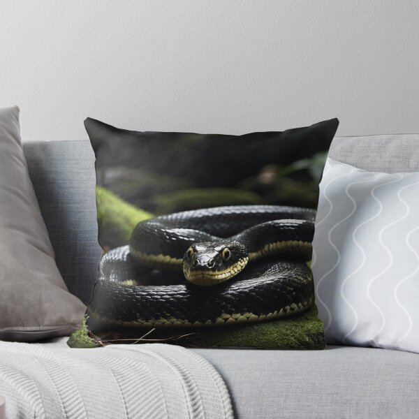 Item preview, Black Snake in the Forest – Dark Elegance and Ancient Power designed and sold by Traumrausch.