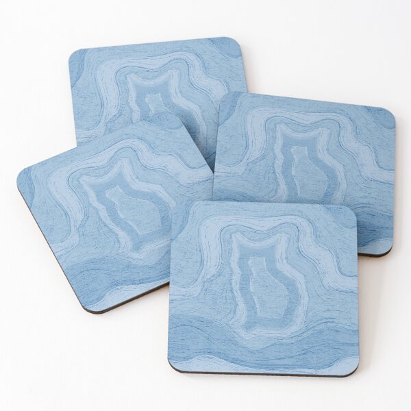 Item preview, Agate Cat Stone Flow Blue Gray designed and sold by miavaldez.