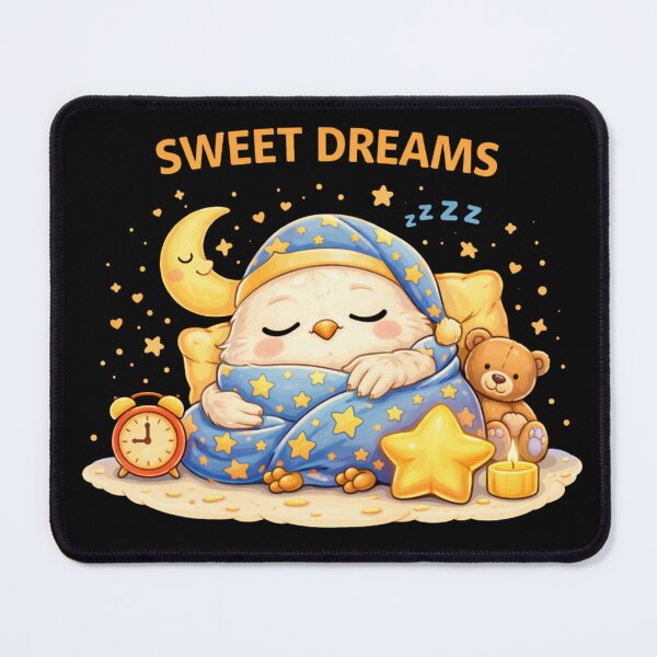 Item preview, Sweet Dreams Cute Sleeping Owl designed and sold by Papier Atelier Art.