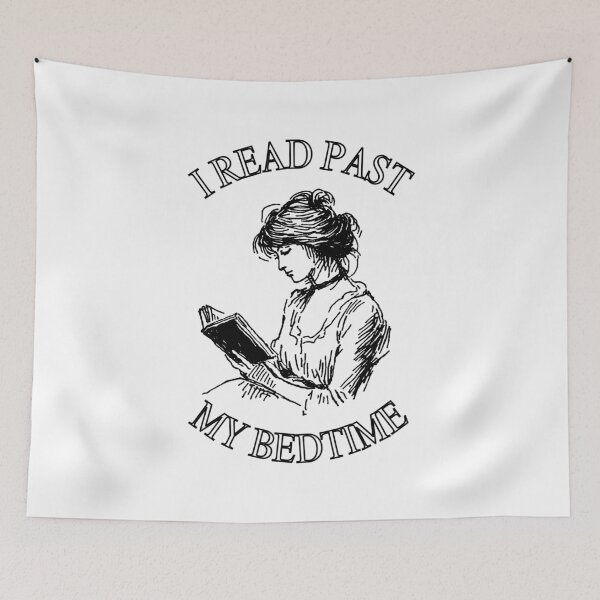 Item preview, I Read Past My Bedtime designed and sold by lavndershrtdays.