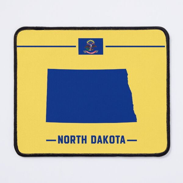Item preview, North Dakota Pride, State Map & Flag Silhouette designed and sold by mashmosh.