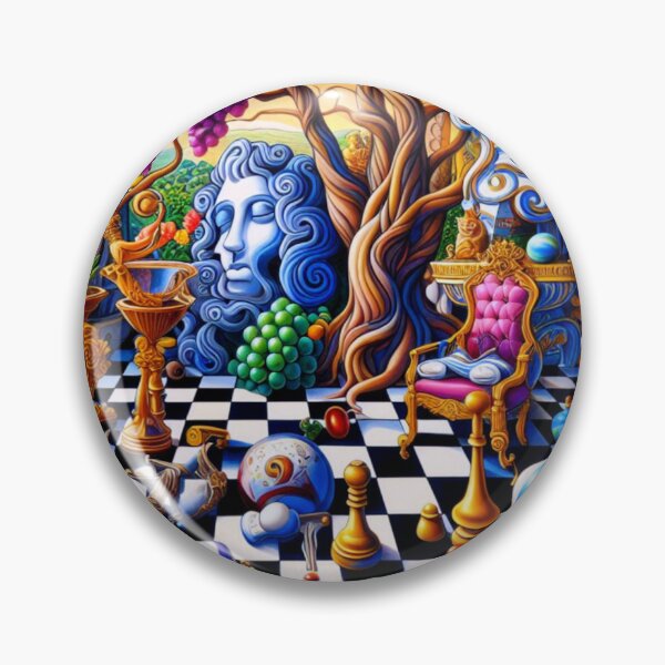 Item preview, Whimsical Surrealism: The Checkered Dreamscape designed and sold by daweave77.