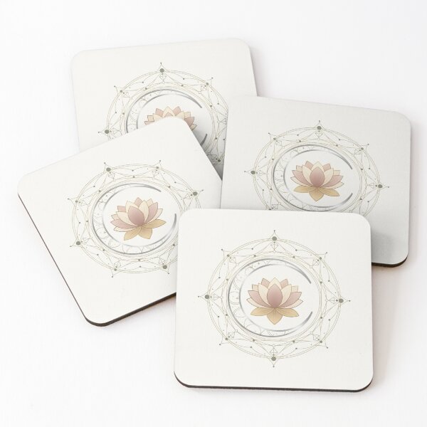 Item preview, Celestial Lotus Moon Mandala Wall Art designed and sold by MonaRose_Art.
