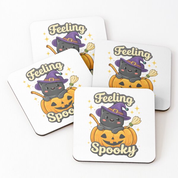Item preview, Feeling Spooky Halloween Cat designed and sold by TrendlyStudio.