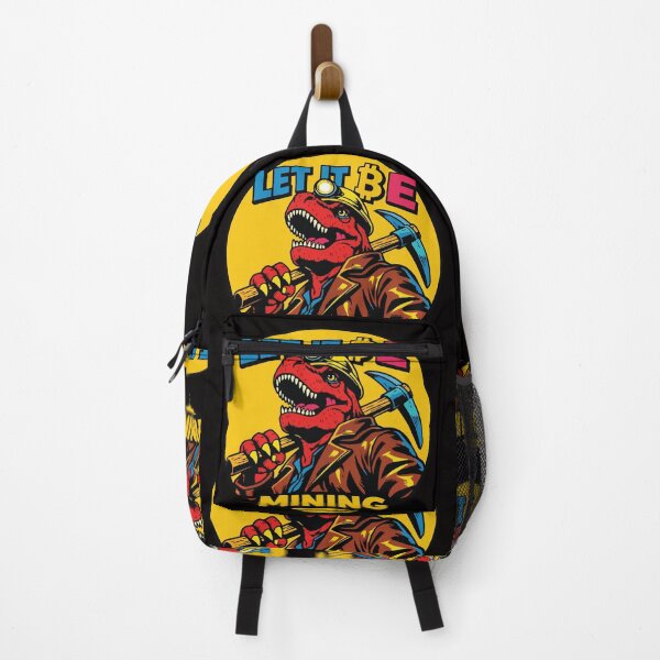 Item preview, T-Rex Bitcoin Miner - Let It ₿ Mining Pop Art designed and sold by Virtualstars.