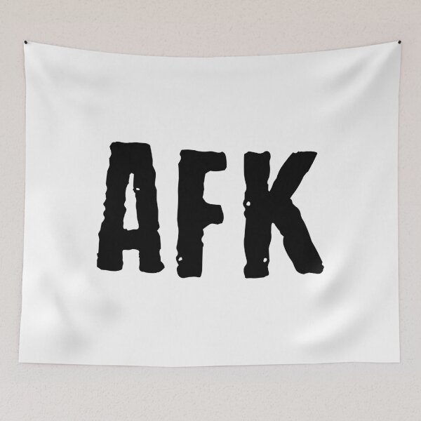 Item preview, Afk, Away From Keyboard Gritty Typography  designed and sold by Memes N Lore .