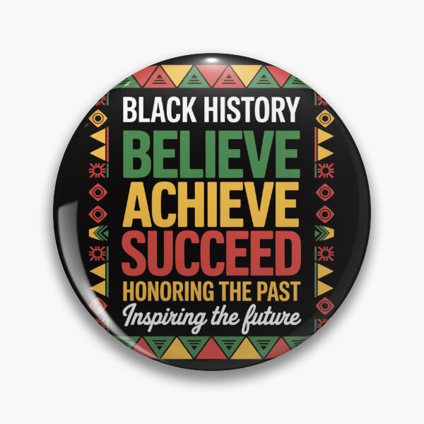 Item preview, Black History Month Believe Achieve Succeed Melanin African designed and sold by PattonJillian.