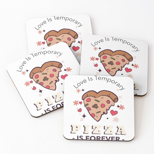 Item preview, Love Is Temporary Pizza is Forever T-Shirt designed and sold by DailyLaughCo.