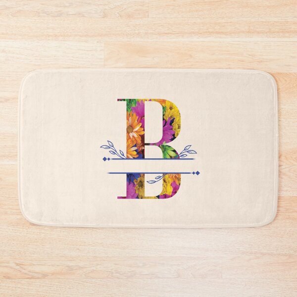 Item preview, Monogram...B... Vibrant Floral designed and sold by CHASAcreative.
