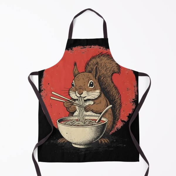 Item preview, Ramen Squirrel – Cute Kawaii Animal Eating Noodles Japanese Food Art designed and sold by YYoYY.