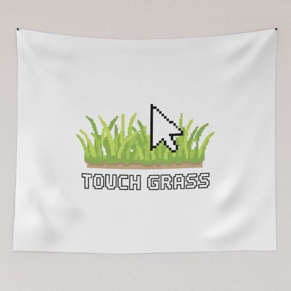 Item preview, Touch Grass Pixel Click designed and sold by TinyJoy Studio.