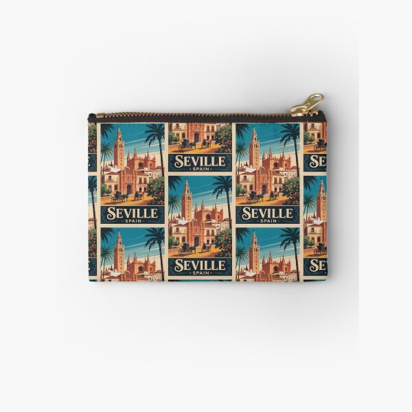 Item preview, Vintage Travel Seville Spain poster designed and sold by TulipaGraphics.