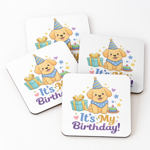 Item preview, It’s My Birthday Puppy  designed and sold by TrendlyStudio.