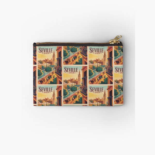 Item preview,  Vintage Travel Seville Spain poster designed and sold by TulipaGraphics.