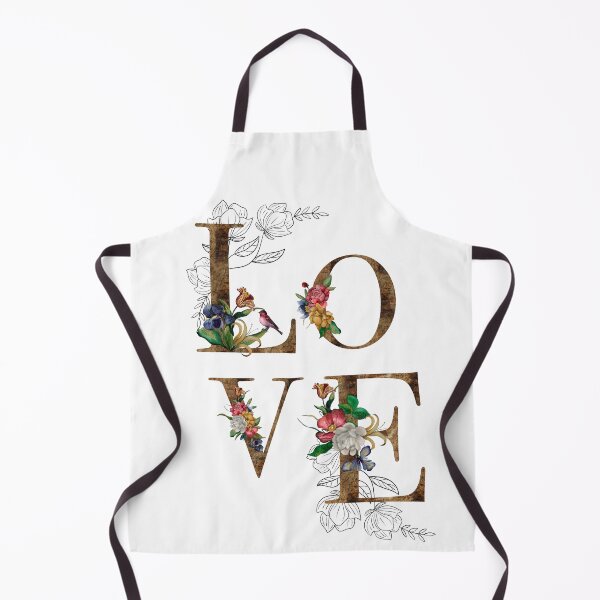 Item preview, Vintage Floral LOVE Typography – Romantic Botanical Letter Art designed and sold by Carftastic.
